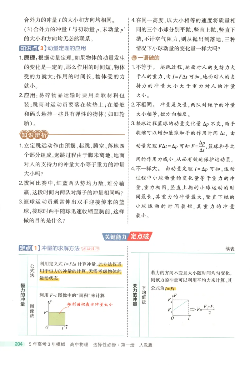 《疑难破_2026版53五年高考三年模拟高中同步练习选择性必修一二三电子版3.25秋-高中53同步练习册_04.物理_53同步物理选修一RJ》第8页预览