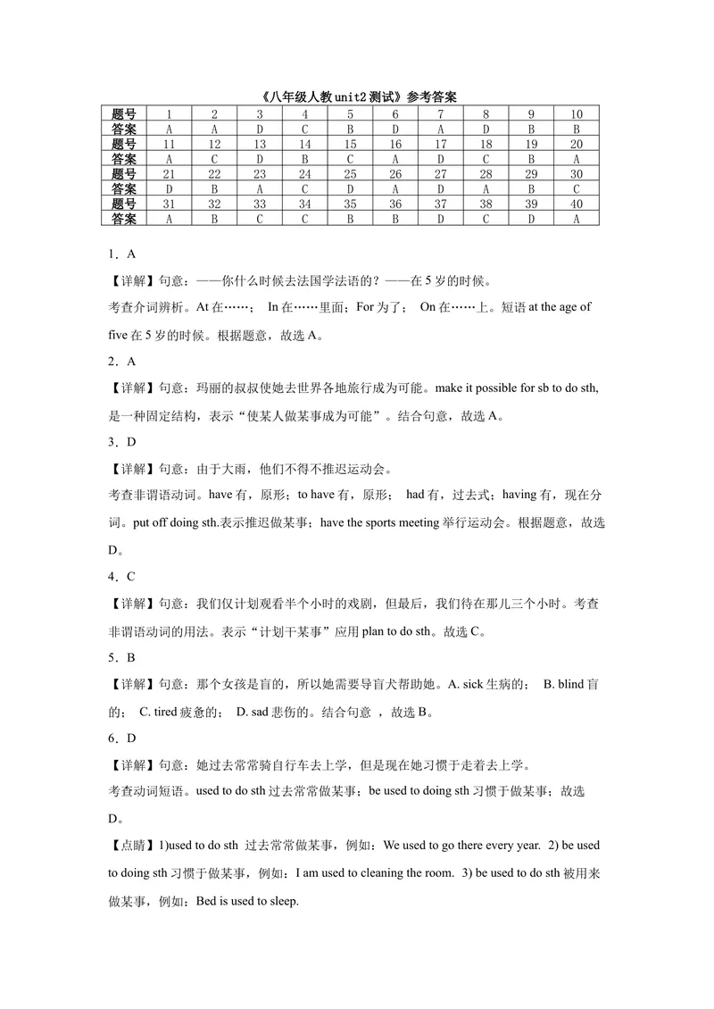 《Unit2I’llhelptocleanupthecityparks单元测试-（人教版）_初中英语789_最新人教版英语八年级下册_旧版（有参考价值）_版本二_八年级英语下册（人教版）_单元重难点易错题精练-U216》第9页预览