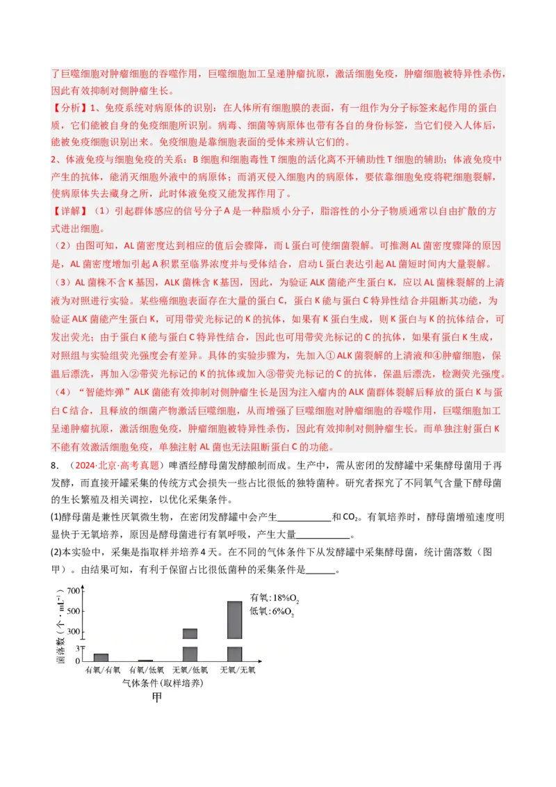《专题15发酵工程（北京专用）（教师版）_北京高考全科_生物_5年（2021-2025）高考生物真题分类汇编（北京专用）》第10页预览