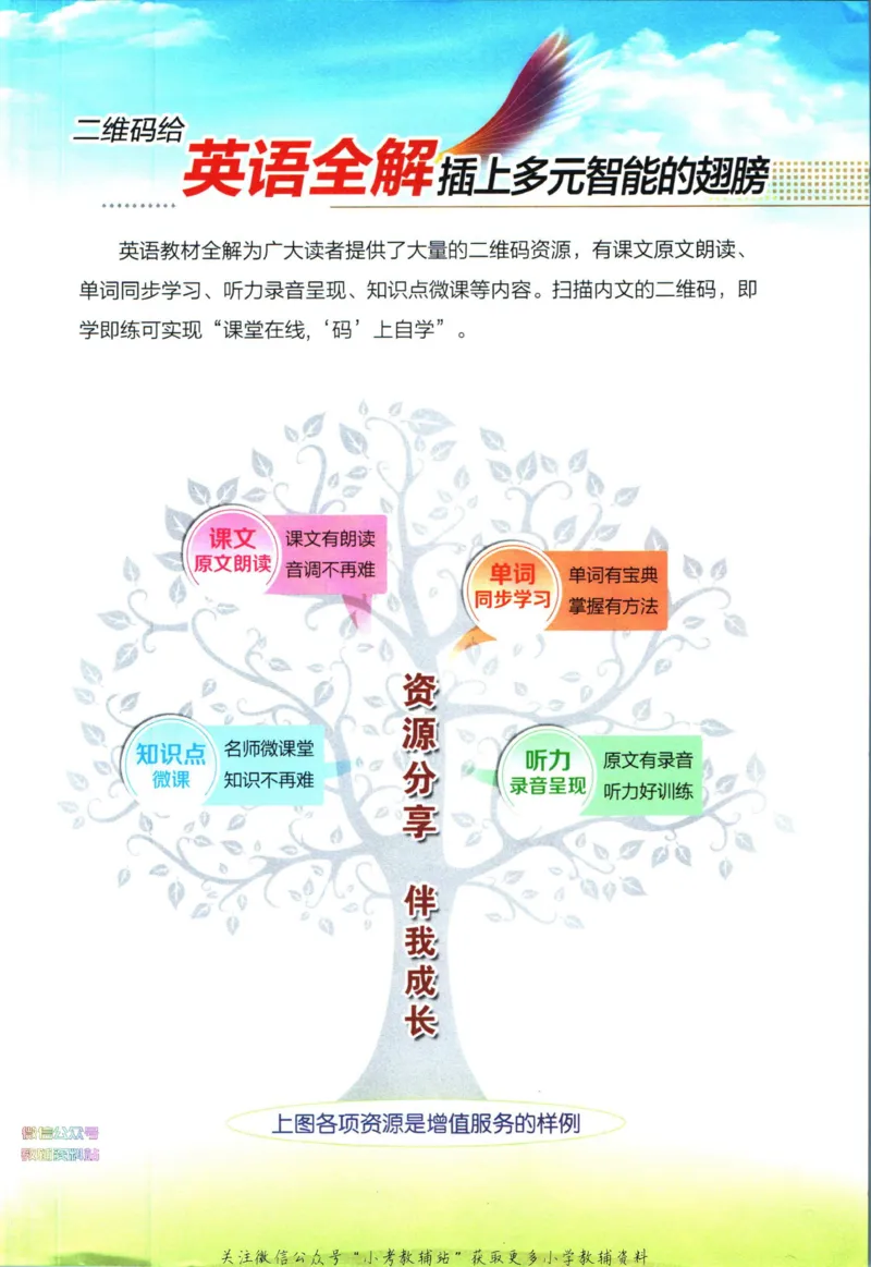《小学教材全解五年级下册英语人教PEP版_薛金星小学教材全解(2)》第3页预览