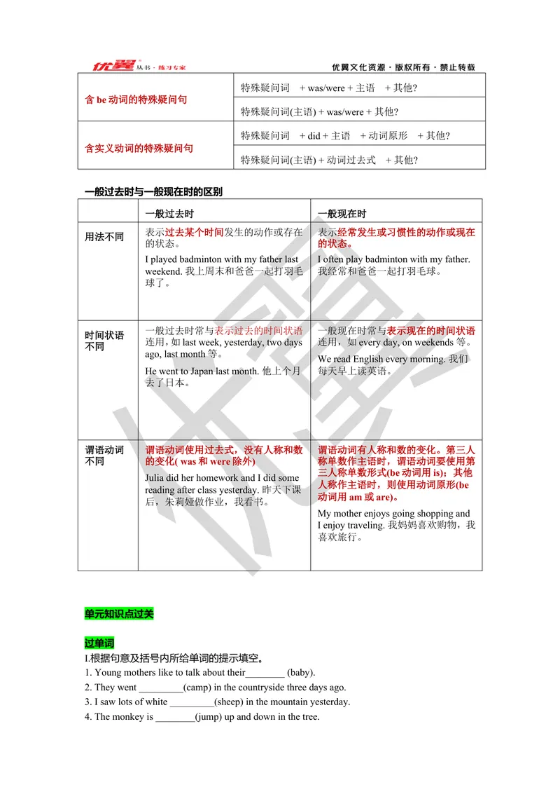 《Unit12复习课件教师版_初中英语789_最新人教版英语七年级下册_七下英语旧版_人教版英语七年级下册教学资料（优翼）_人教版英语七年级下册(RJ)--7.单元复习课件_七下unit12》第4页预览