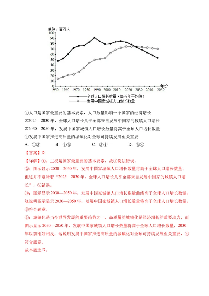 《专题10各具特色的国家和国际组织（北京专用）（教师版）_北京高考全科_政治_五年（2021-2025）高考历史真题分类汇编（北京专用）》第2页预览