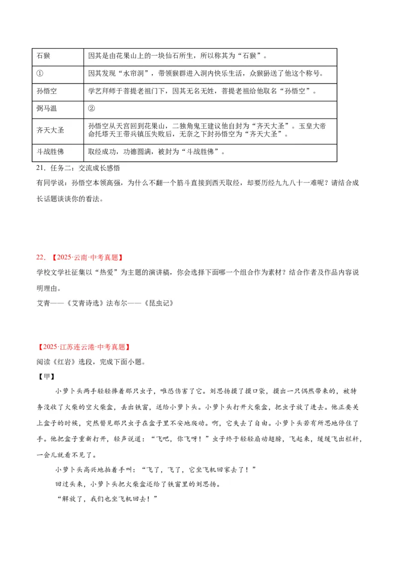《专题09名著导读（全国通用）（学生版）_2026年中考真题分类汇编9科_三年（2023-2025）中考语文真题分类汇编（全国通用）-C432》第9页预览