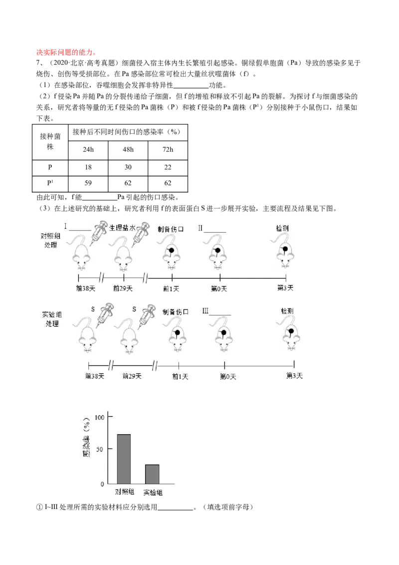 《专题13免疫调节（教师版）_北京高考全科_生物_五年（2020-2024）高考生物真题分类汇编（北京专用）》第5页预览