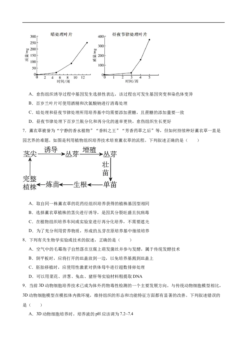 《山西省太原市第五中学校2025-2026学年高二下学期中期质量评估生物试卷（含答案）_2024-2027高二（7-7月题库）_2026年06月高二试卷》第3页预览