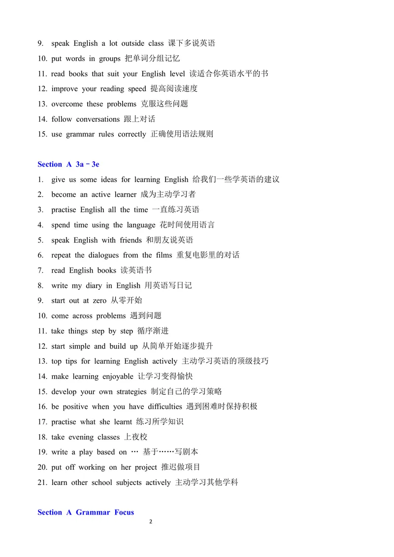 《Unit3SmartLearning按照课时重点短语梳理_初中英语789_26秋最新人教版英语九年级上册_26秋人教九上_09、单元重点短语梳理word版》第2页预览