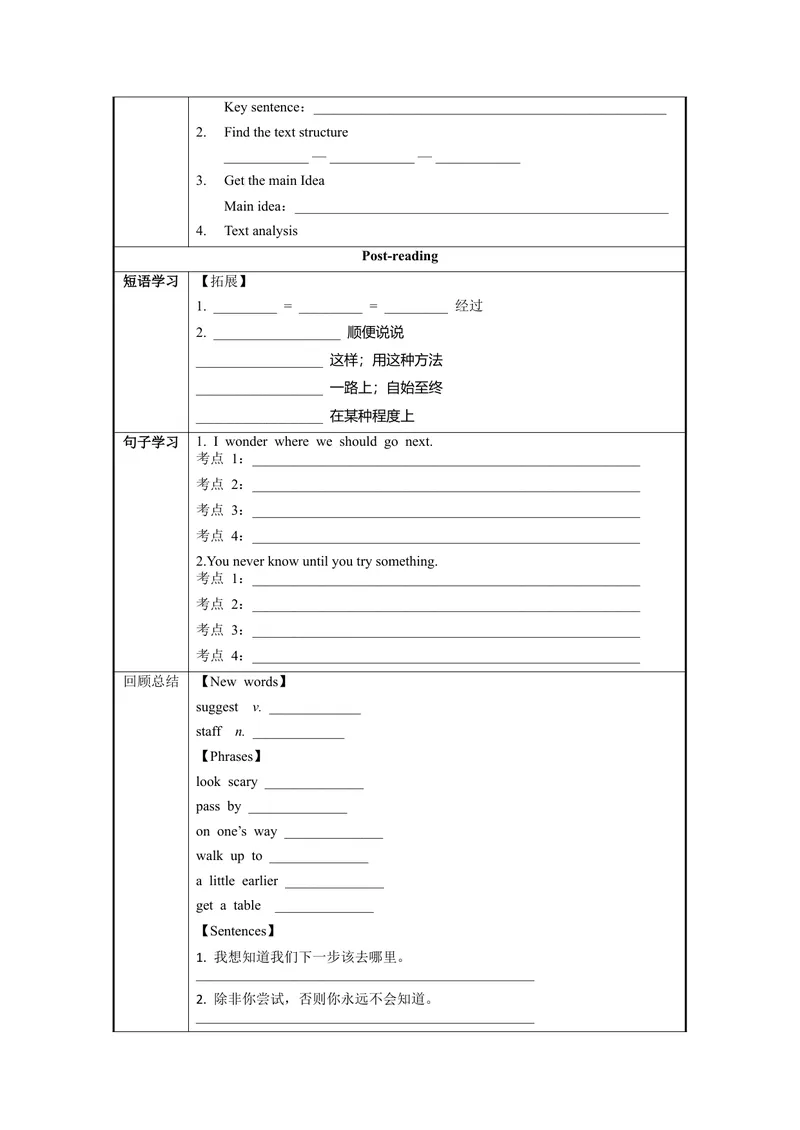 《Unit3第2课时SectionA(3a-3b)（导学案）-九年级英语全一册同步备课系列（人教版）_初中英语789_旧版人教版英语九年级全册_新更新初中英语9全_02课件+教案+学案_（3）导学案》第2页预览