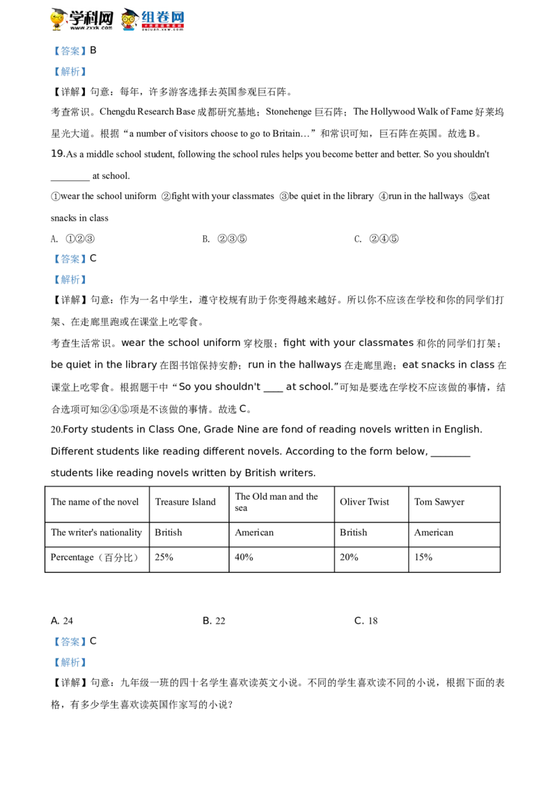 《2020黑龙江哈尔滨英语试卷+答案+解析(word整理版)_12.2026年4月全国各地高考模拟卷_2026版初中金考卷•45套中考试卷汇编系列合集_全国版中考真题(1)_各省市《历年中考真题》2013-2024(10)》第6页预览
