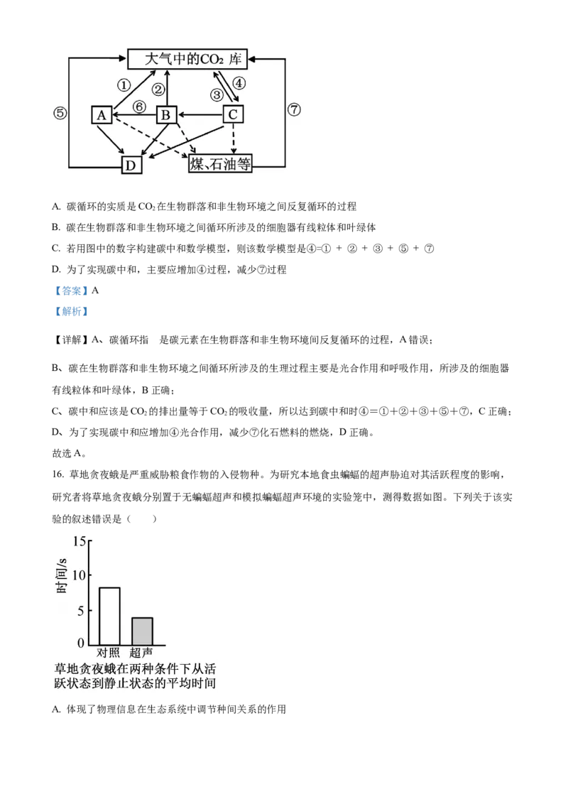 《山西大学附属中学校2025-2026学年高二下学期3月阶段检测生物试题Word版含解析_2024-2027高二（7-7月题库）_2026年04月高二试卷》第10页预览