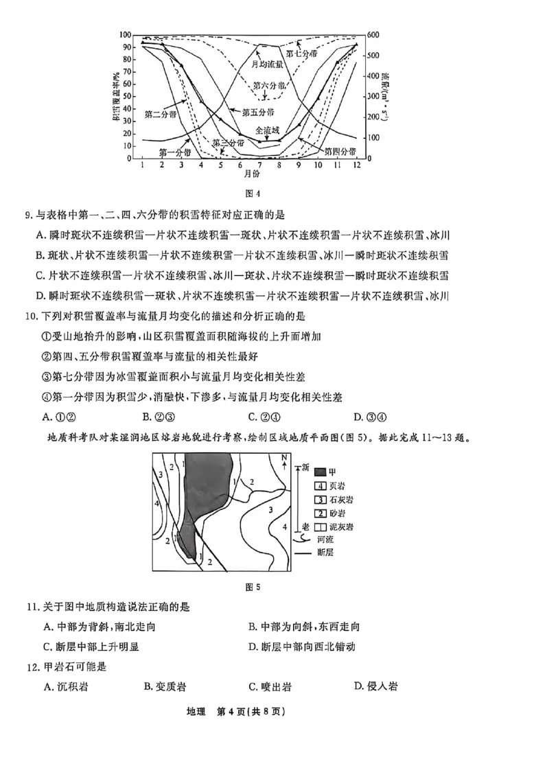 《地理试卷-辽宁省名校联盟2026届高三5月份联合考试_2024-2027高三（6-6月题库）_2026年05月高三试卷_260508辽宁名校联盟2026届高三5月联考》第4页预览