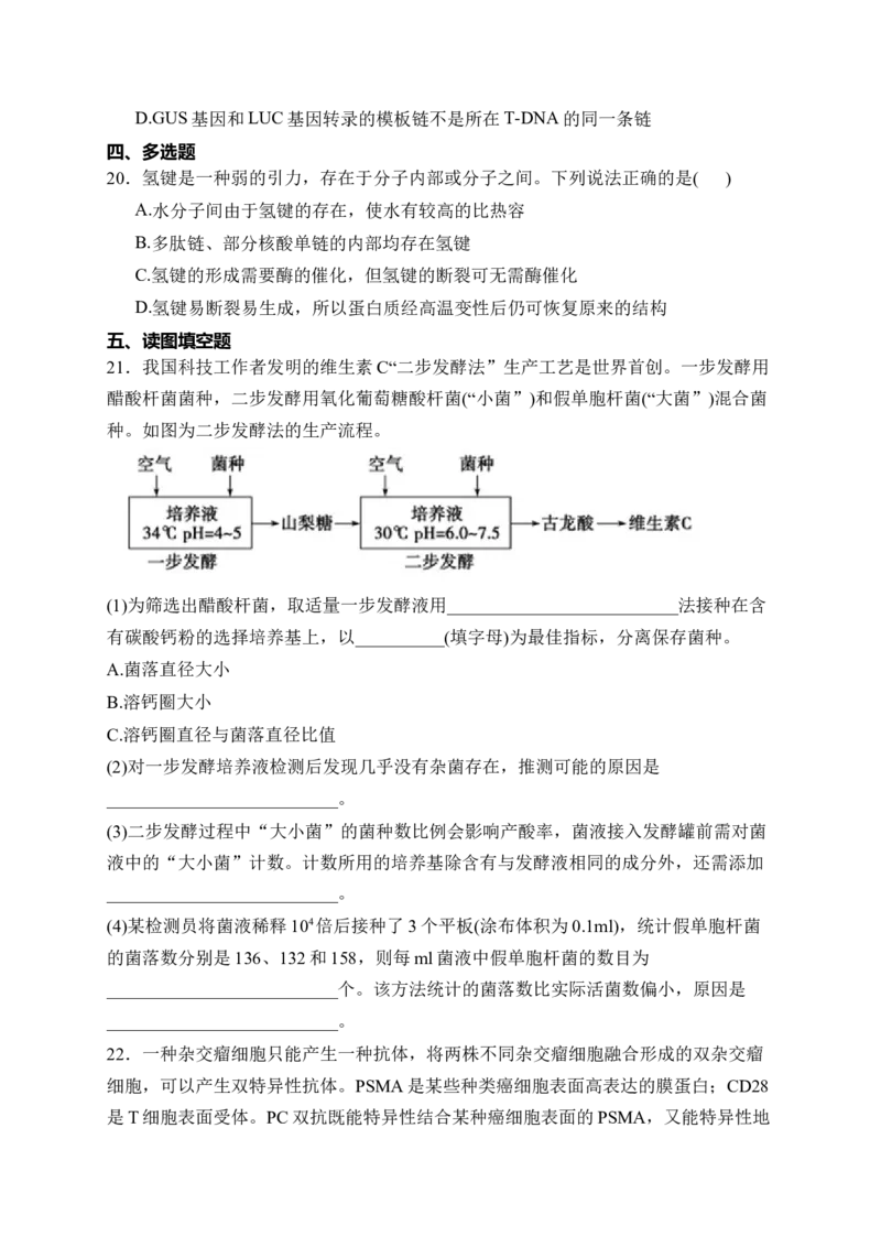 《山东省德州市2025-2026学年高二下学期期中考试生物试卷（含解析）_2024-2027高二（7-7月题库）_2026年05月高二试卷_260521山东省德州市2025-2026学年高二下学期期中考试（全）》第6页预览