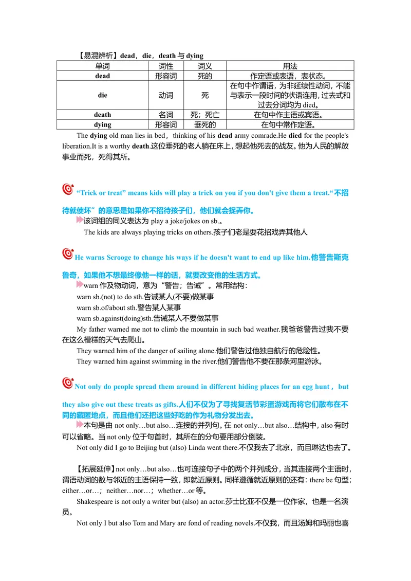 《Unit2复习课件学生版_初中英语789_26秋最新人教版英语九年级上册_26秋人教九上_39、赠送其它资料_旧版资料_7.复习课件_九英上(RJ)--单元复习课件_unit2》第6页预览