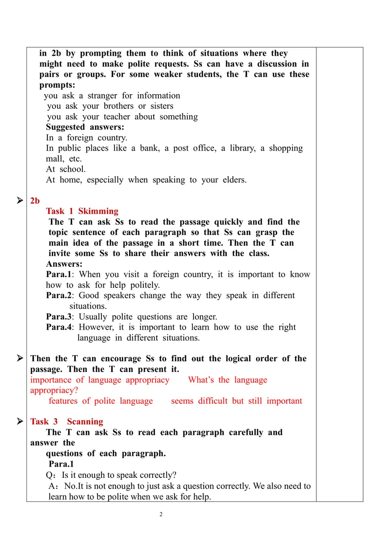 《Unit3SectionB（2a-2d）教案_初中英语789_旧版人教版英语九年级全册_旧版可参考_03.英语9全一册-核心素养教案+PPT课件第3套_9英教案（含核心素养）_Unit3》第2页预览