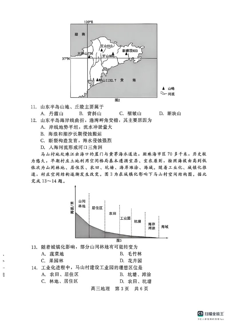 《河北省NT20名校联合体高三年级5月高三质量检测地理试题_2024-2027高三(6-6月题库)_2026年05月高三试卷_260514河北省NT20名校联合体2026届高三5月质量检测(全科)》第3页预览