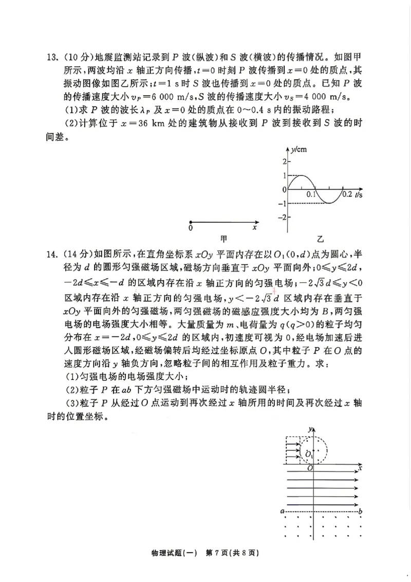 《物理_2024-2027高三（6-6月题库）_2026年05月高三试卷_2605212026年湘豫名校高三大联考河南专版》第7页预览