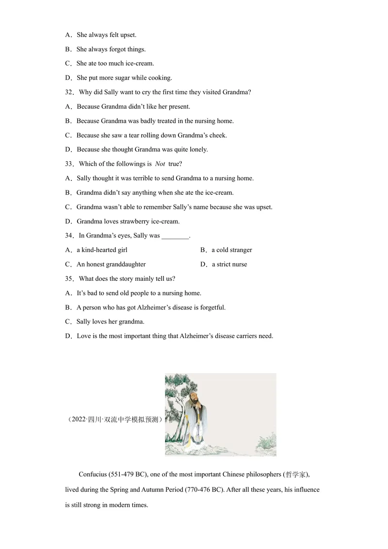 《专题20-阅读理解20篇-（原卷版）_初中英语789_旧版人教版英语九年级全册_旧版可参考_06.英语9全一册-试题_专项训练_专题20-阅读理解20篇》第10页预览