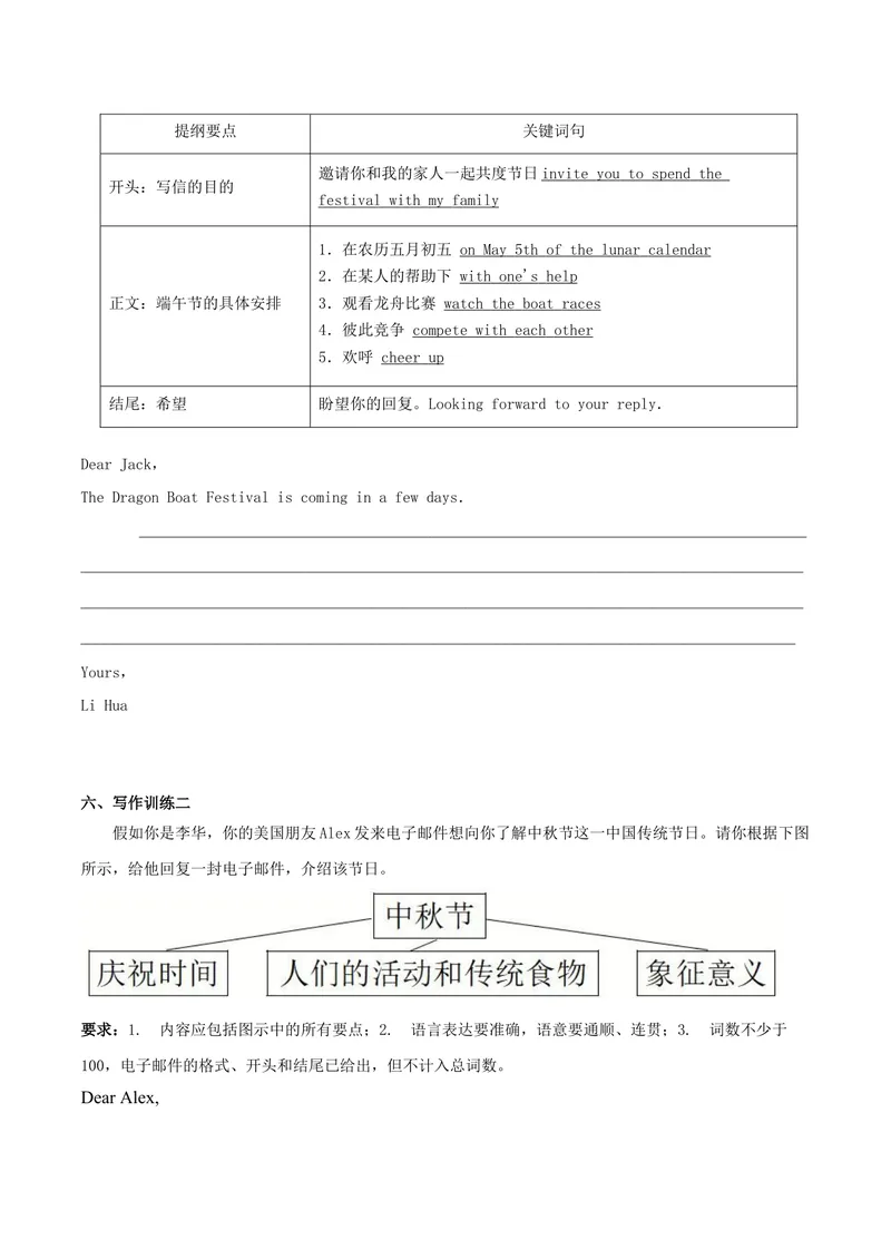 《专题02九全Unit2写作主题：节日--2021-2022学年九年级英语单元话题写作（人教版）_初中英语789_26秋最新人教版英语九年级上册_26秋人教九上_39、赠送其它资料_旧版资料_4.习题试卷》第3页预览