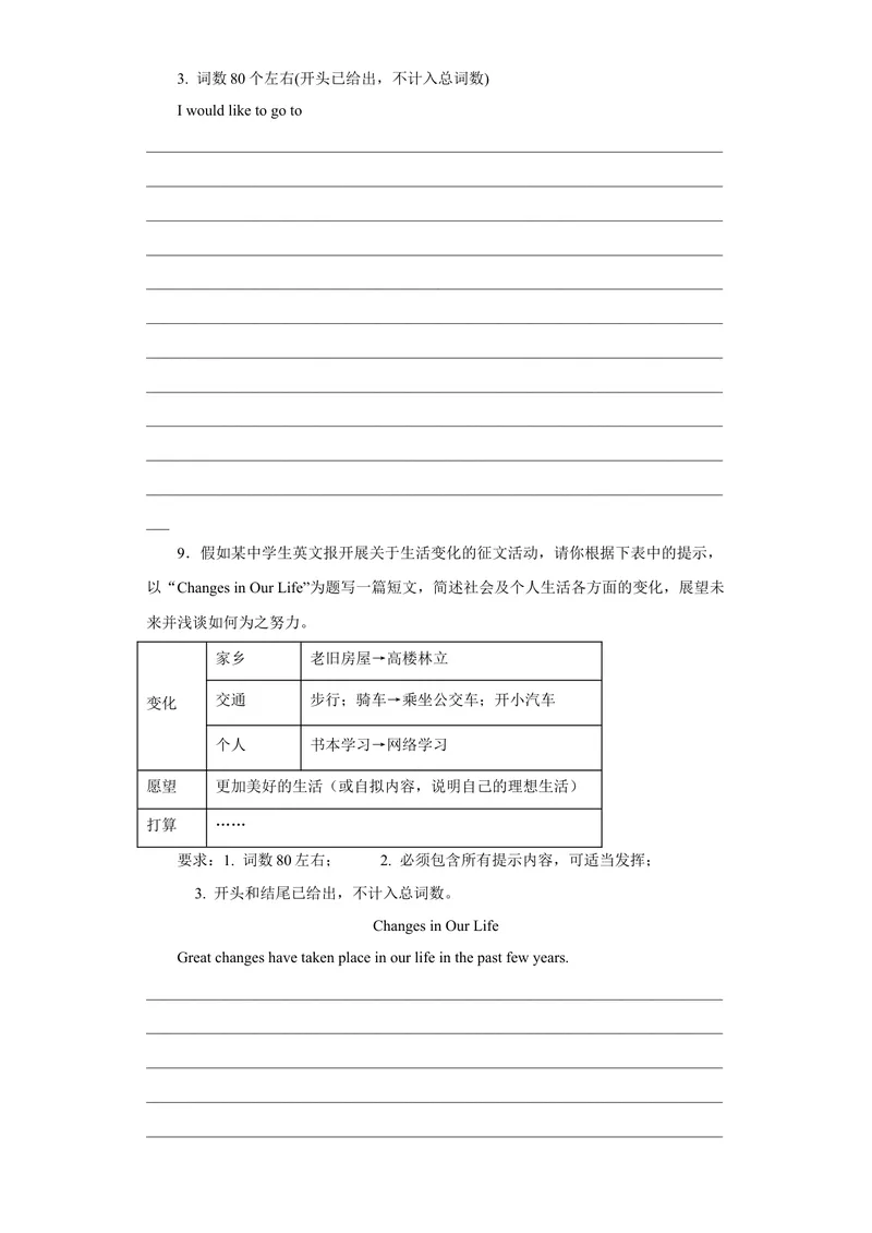 《专题11书面表达2022-2023学年九年级英语上学期期末高分冲刺专练（人教新目标）（原卷版）_初中英语789_26秋最新人教版英语九年级上册_26秋人教九上_39、赠送其它资料_旧版资料_4.习题试卷》第6页预览