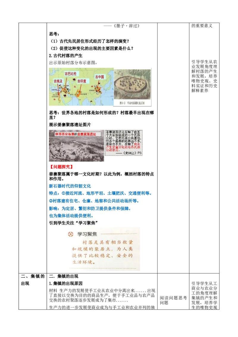 《第10课古代的村落、集镇和城市（教学设计）-（统编版选必2）_新版高中_高中历史新版_高中历史选择性必修2（统编版）_教学设计》第3页预览