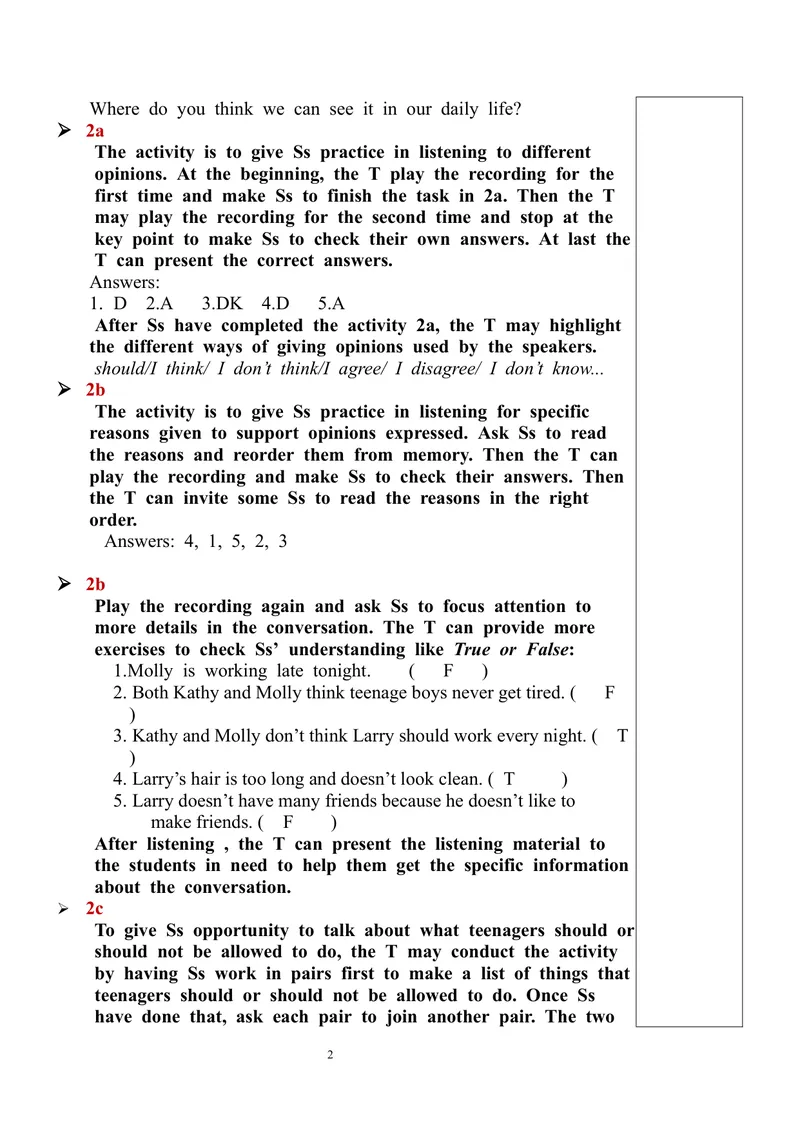 《Unit7SectionA（2a-2d）教案_初中英语789_旧版人教版英语九年级全册_旧版可参考_03.英语9全一册-核心素养教案+PPT课件第3套_9英教案（含核心素养）_Unit7》第2页预览