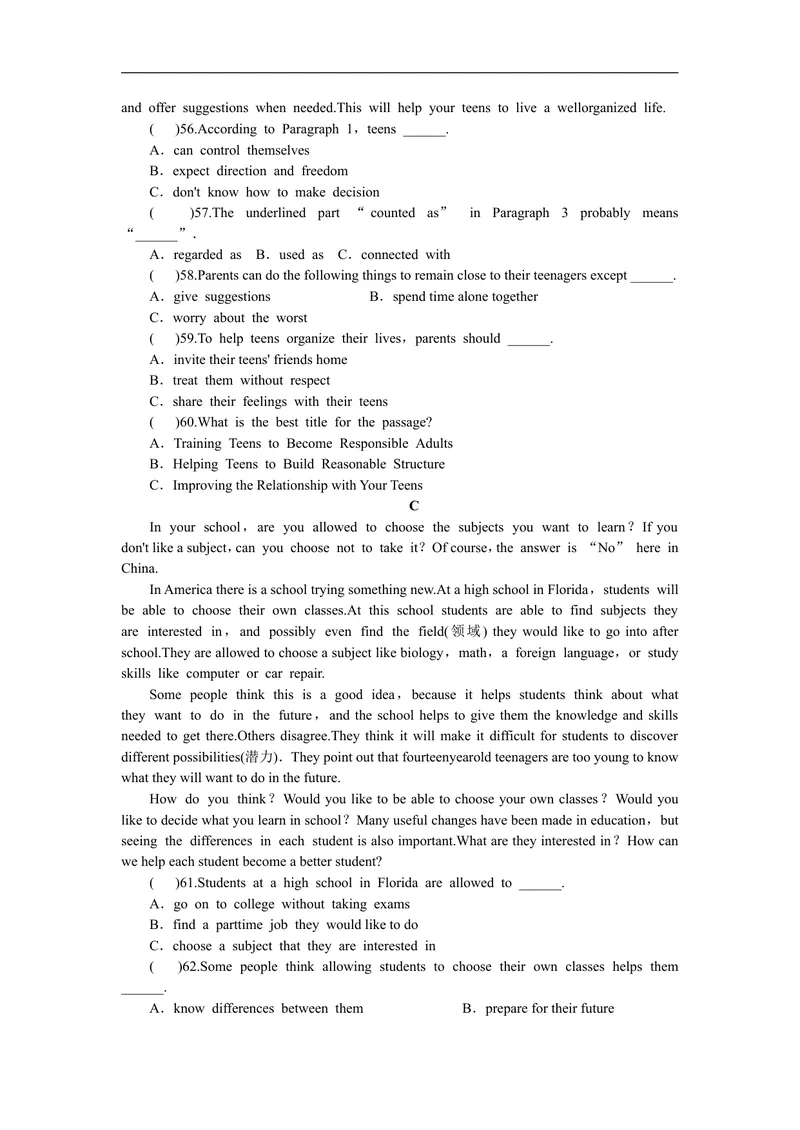 《unit7练习3含答案_初中英语789_26秋最新人教版英语九年级上册_人教版英语九年级全册_人教版初中英语9全一册_4.试题试卷_（赠送）九年级全一册题库_同步练习》第5页预览