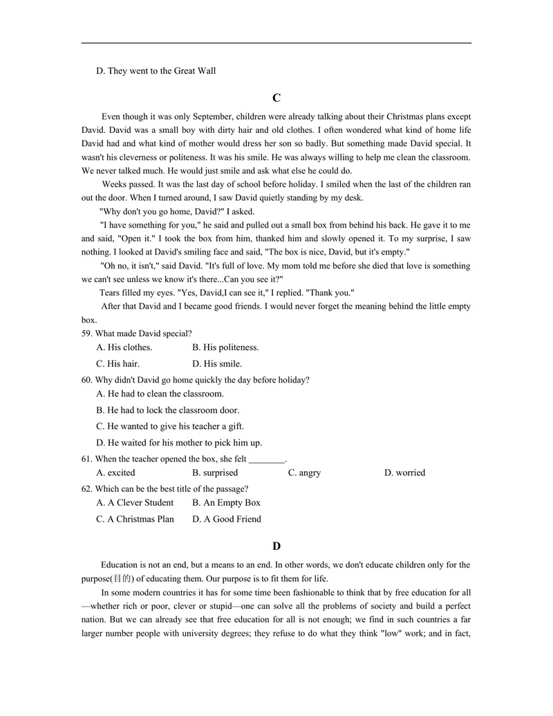 《unit5练习2含答案_初中英语789_26秋最新人教版英语九年级上册_人教版英语九年级全册_人教版初中英语9全一册_4.试题试卷_（赠送）九年级全一册题库_同步练习_Unit5Whataretheshirtsmadeof》第5页预览