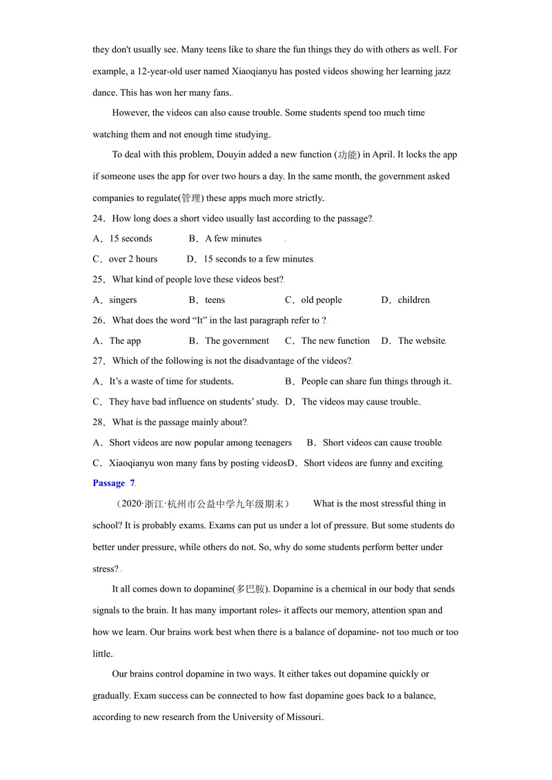 《专题03阅读理解15道（各地名校最新期末真题）-2021-2022学年九年级英语上学期期末复习查缺补漏冲刺满分（人教版）_初中英语789_26秋最新人教版英语九年级上册_26秋人教九上_旧版资料》第7页预览
