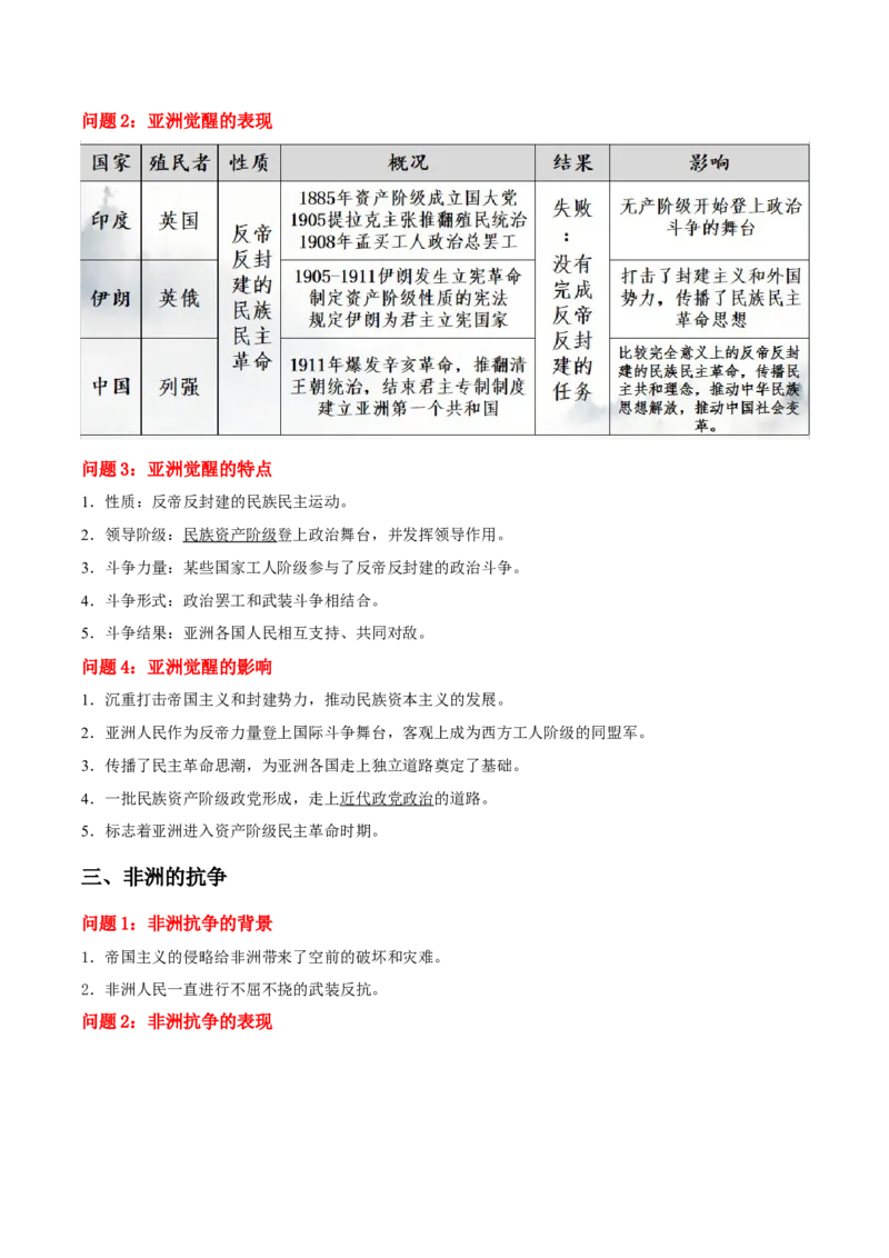 《第13课亚非拉民族独立运动（教师版）_新版高中_高中历史新版_高中历史纲要下（统编版）_同步讲义-P5_2025版》第3页预览