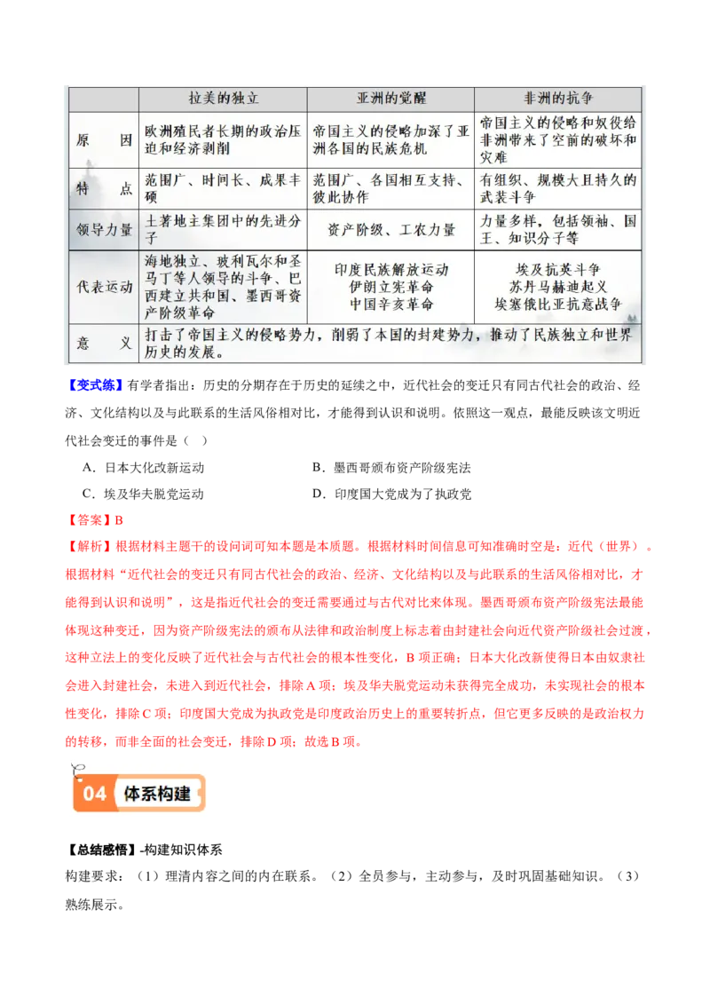 《第13课亚非拉民族独立运动（教师版）_新版高中_高中历史新版_高中历史纲要下（统编版）_同步讲义-P5_2025版》第6页预览