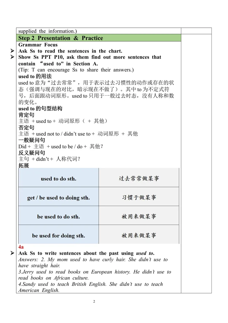 《Unit4SectionA（GF-4c）教案_初中英语789_旧版人教版英语九年级全册_旧版可参考_03.英语9全一册-核心素养教案+PPT课件第3套_9英课件+三维目标教案_9全英语课件+教案Unit4》第2页预览
