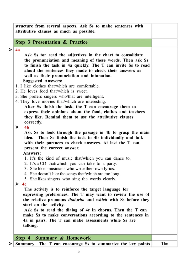 《Unit9SectionA（GF-4c）教案_初中英语789_旧版人教版英语九年级全册_旧版可参考_03.英语9全一册-核心素养教案+PPT课件第3套_9英教案（含核心素养）_Unit9》第2页预览