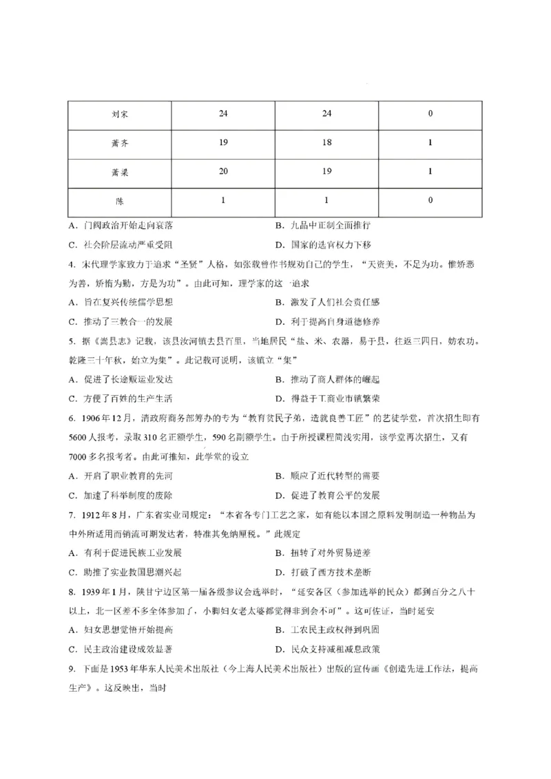《河南湘豫大联考2025-2026学年高二下学期6月阶段检测历史试题含答案_2024-2027高二(7-7月题库)_2026年06月高二试卷_260619河南湘豫大联考2025-2026学年高二下学期6月阶段检测》第2页预览