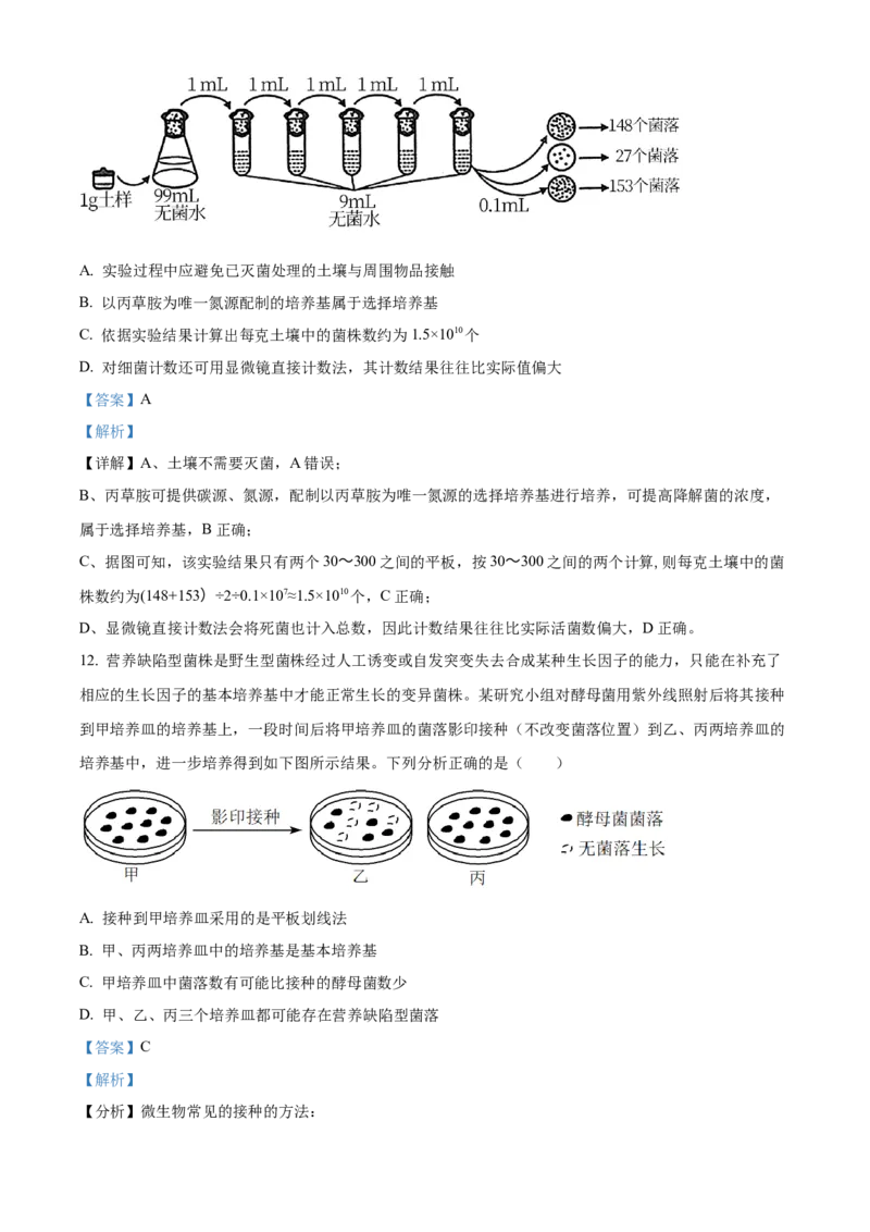 《湖北省部分省级示范高中2025-2026学年高二下学期期中考试生物试题（解析版）_2024-2027高二（7-7月题库）_2026年05月高二试卷》第7页预览