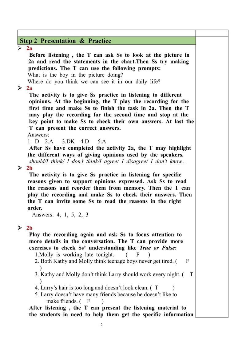 《Unit7SectionA（2a-2d）教案_初中英语789_旧版人教版英语九年级全册_旧版可参考_03.英语9全一册-核心素养教案+PPT课件第3套_9英课件+三维目标教案_9全英语课件+教案Unit7》第2页预览