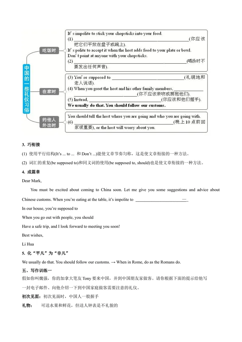 《专题10九全Unit10写作主题：风俗礼仪--2021-2022学年九年级英语单元话题写作（人教版）_初中英语789_26秋最新人教版英语九年级上册_26秋人教九上_39、赠送其它资料_旧版资料_4.习题试卷》第3页预览