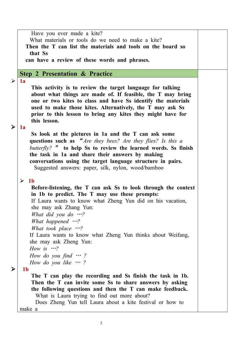 《Unit5SectionB（1a-1e）教案_初中英语789_旧版人教版英语九年级全册_旧版可参考_03.英语9全一册-核心素养教案+PPT课件第3套_9英课件+三维目标教案_9全英语课件+教案Unit5》第2页预览