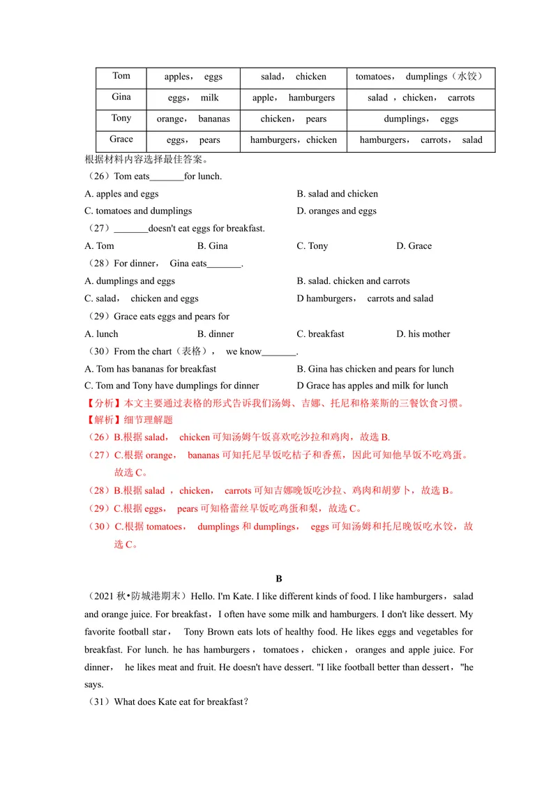 《Unit6（A卷·夯实基础）（解析版）-单元测试七年级英语上册分层训练AB卷（人教版）_初中英语789_最新人教版英语七年级上册_英语7上最新改版_04.英语7上-试题_单元测试卷_单元AB卷》第5页预览