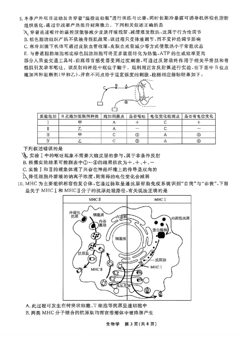 《生物试卷-辽宁省名校联盟2026届高三5月份联合考试_2024-2027高三（6-6月题库）_2026年05月高三试卷_260508辽宁名校联盟2026届高三5月联考》第3页预览