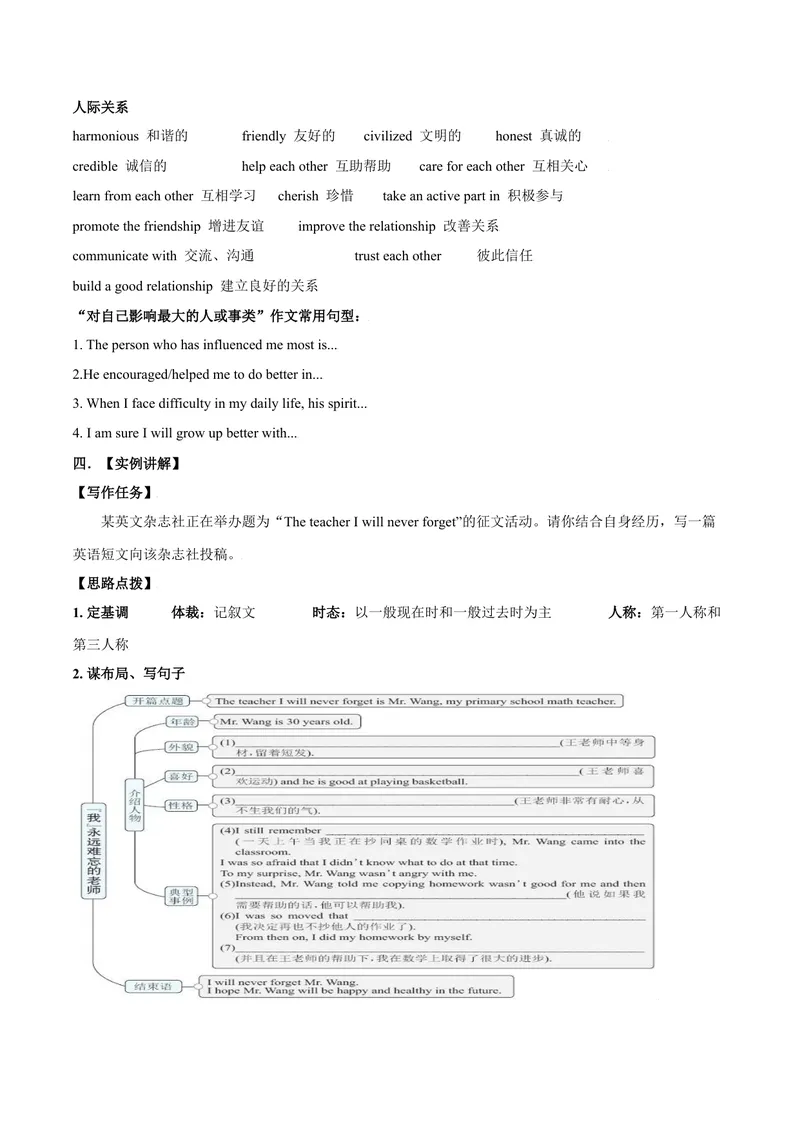 《专题14九全Unit14写作主题：学校生活--2021-2022学年九年级英语单元话题写作（人教版）_初中英语789_26秋最新人教版英语九年级上册_26秋人教九上_39、赠送其它资料_旧版资料_4.习题试卷》第2页预览