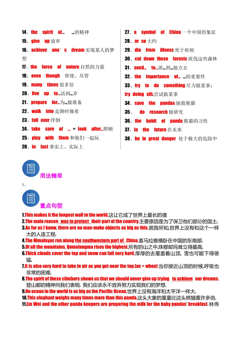 《专题01Unit6-Unit10(重点单词变形、词组、句型）（考点清单）-（人教版）_初中英语789_最新人教版英语八年级下册_旧版（有参考价值）_版本二_八年级英语下册（人教版）_2025版》第5页预览