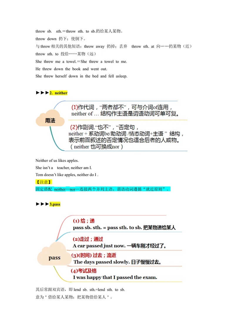 《Unit3（单元知识清单）-（人教版）_初中英语789_最新人教版英语八年级下册_旧版（有参考价值）_版本二_八年级英语下册（人教版）_知识清单》第4页预览