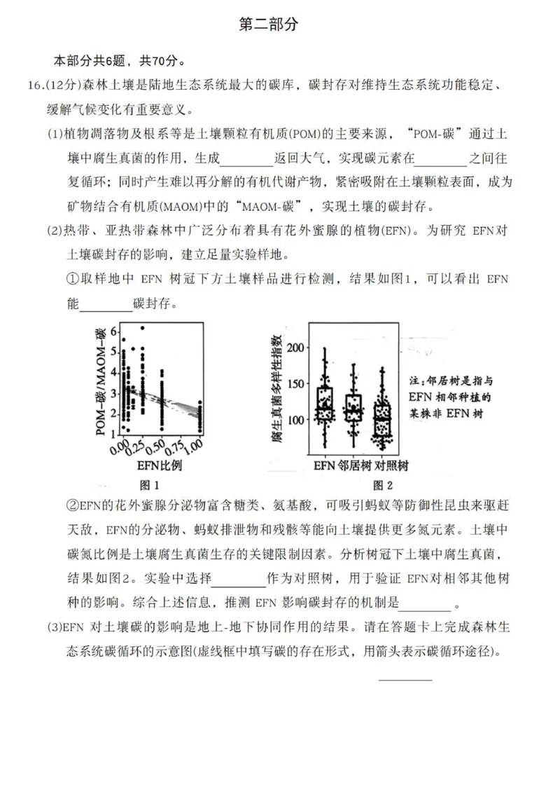 《生物试题+答案-北京市东城区2025—2026学年度第二学期高三综合练习(二)(二模)_2024-2027高三(6-6月题库)_2026年05月高三试卷_260510北京市东城区2026届第二学期高三二模(全科)》第5页预览