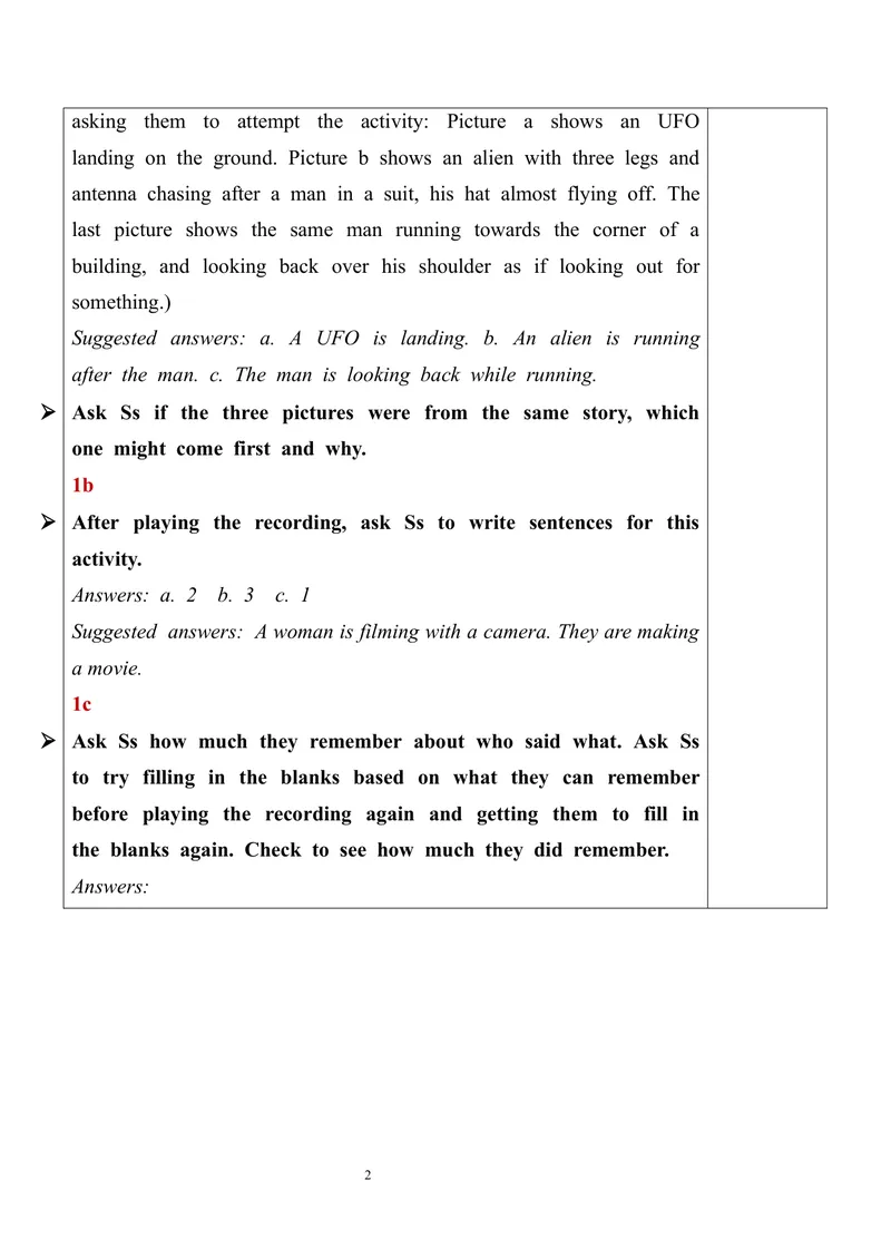 《Unit8SectionB（1a-1d）教案_初中英语789_旧版人教版英语九年级全册_旧版可参考_03.英语9全一册-核心素养教案+PPT课件第3套_9英教案（含核心素养）_Unit8》第2页预览