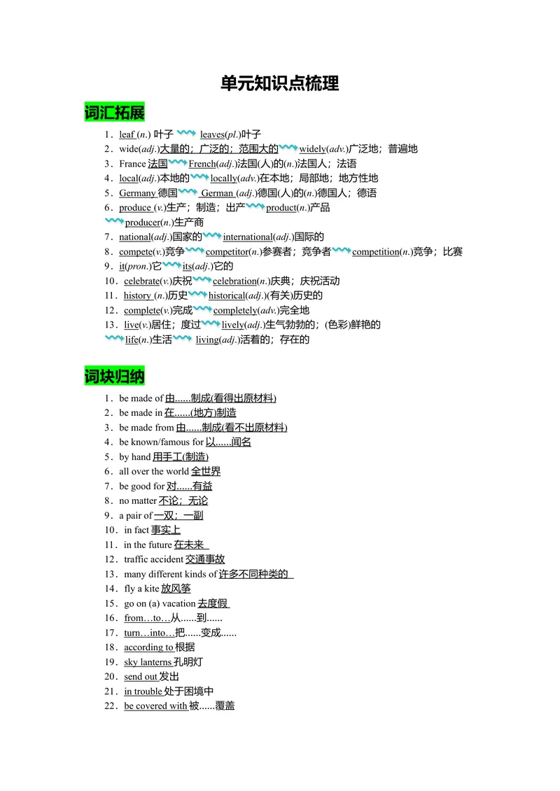 《Unit5复习课件老师版_初中英语789_26秋最新人教版英语九年级上册_26秋人教九上_39、赠送其它资料_旧版资料_7.复习课件_九英上(RJ)--单元复习课件_unit5》第1页预览