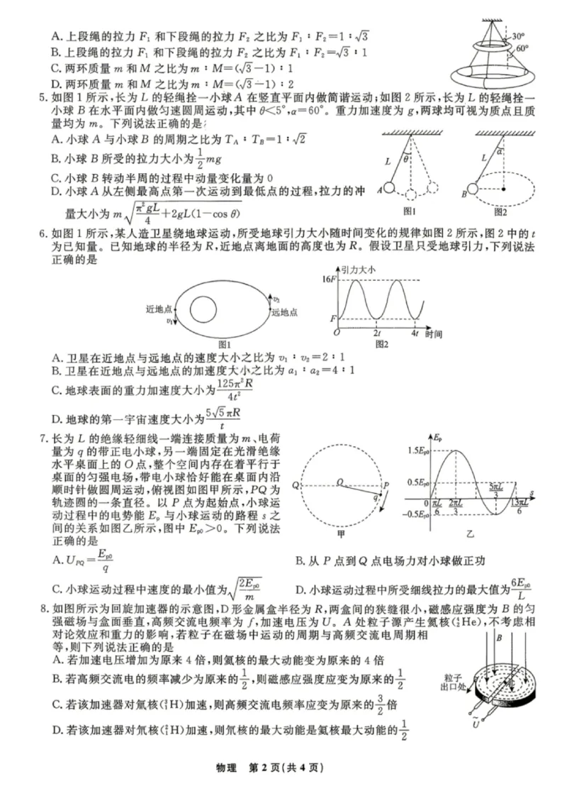 《物理试卷-辽宁省名校联盟2026届高三5月份联合考试_2024-2027高三（6-6月题库）_2026年05月高三试卷_260508辽宁名校联盟2026届高三5月联考》第2页预览