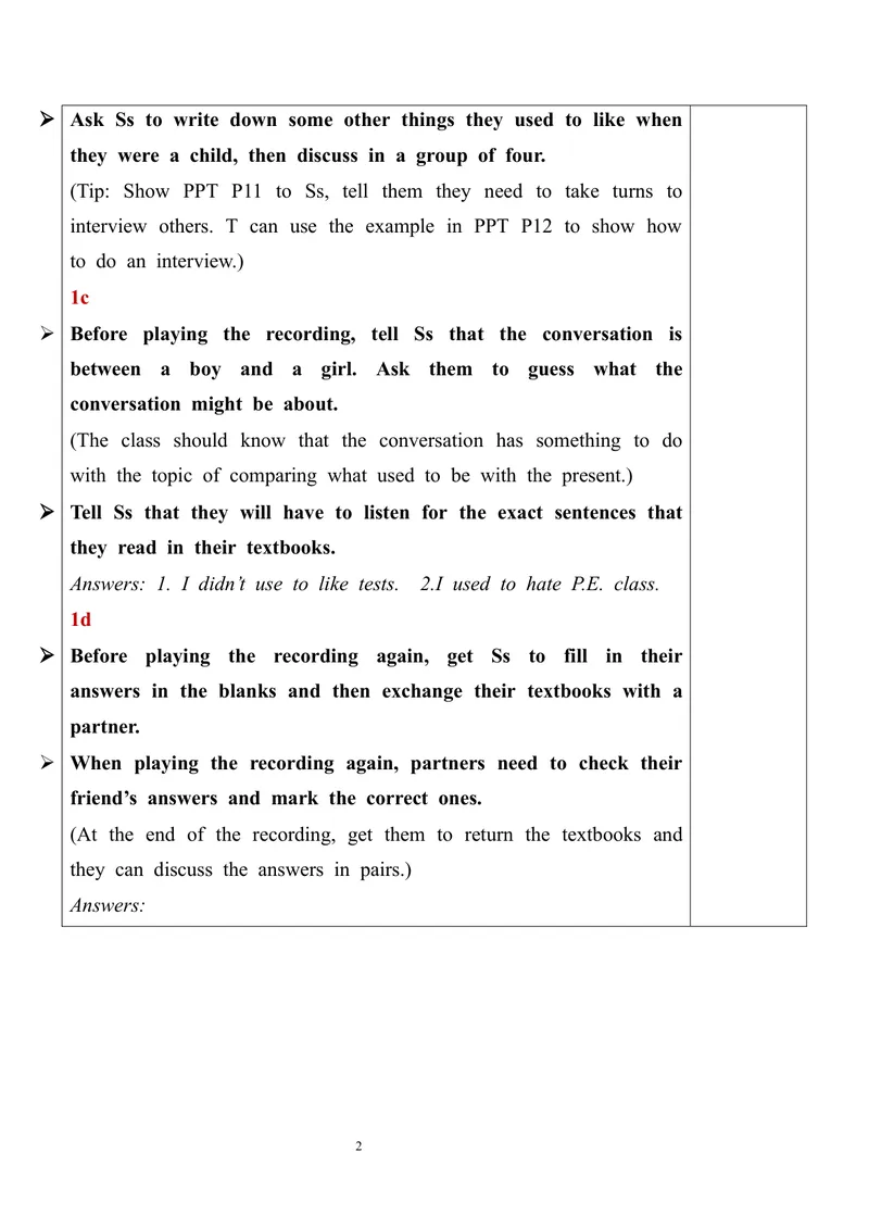 《Unit4SectionB（1a-1e）教案_初中英语789_旧版人教版英语九年级全册_旧版可参考_03.英语9全一册-核心素养教案+PPT课件第3套_9英教案（含核心素养）_Unit4》第2页预览