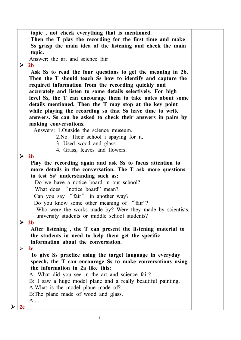 《Unit5SectionA（2a-2d）教案_初中英语789_旧版人教版英语九年级全册_旧版可参考_03.英语9全一册-核心素养教案+PPT课件第3套_9英教案（含核心素养）_Unit5》第2页预览