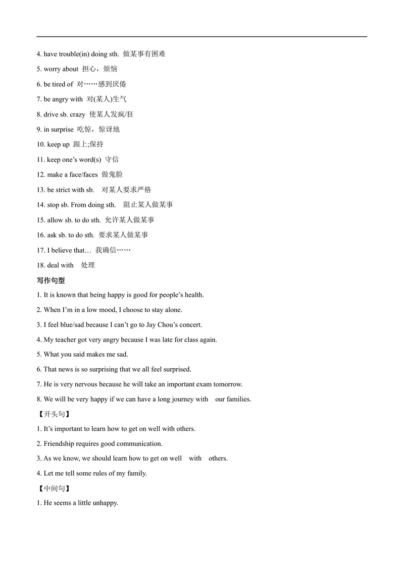《专题11九全Unit11写作主题：情感（人教版）_初中英语789_26秋最新人教版英语九年级上册_26秋人教九上_39、赠送其它资料_旧版资料_4.习题试卷_7人教英语9全一册专项练习（035份）》第2页预览