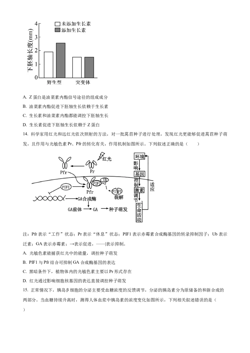 《浙江金兰教育合作组织2025-2026学年高二下学期4月期中生物试题Word版无答案_2024-2027高二（7-7月题库）_2026年05月高二试卷》第4页预览