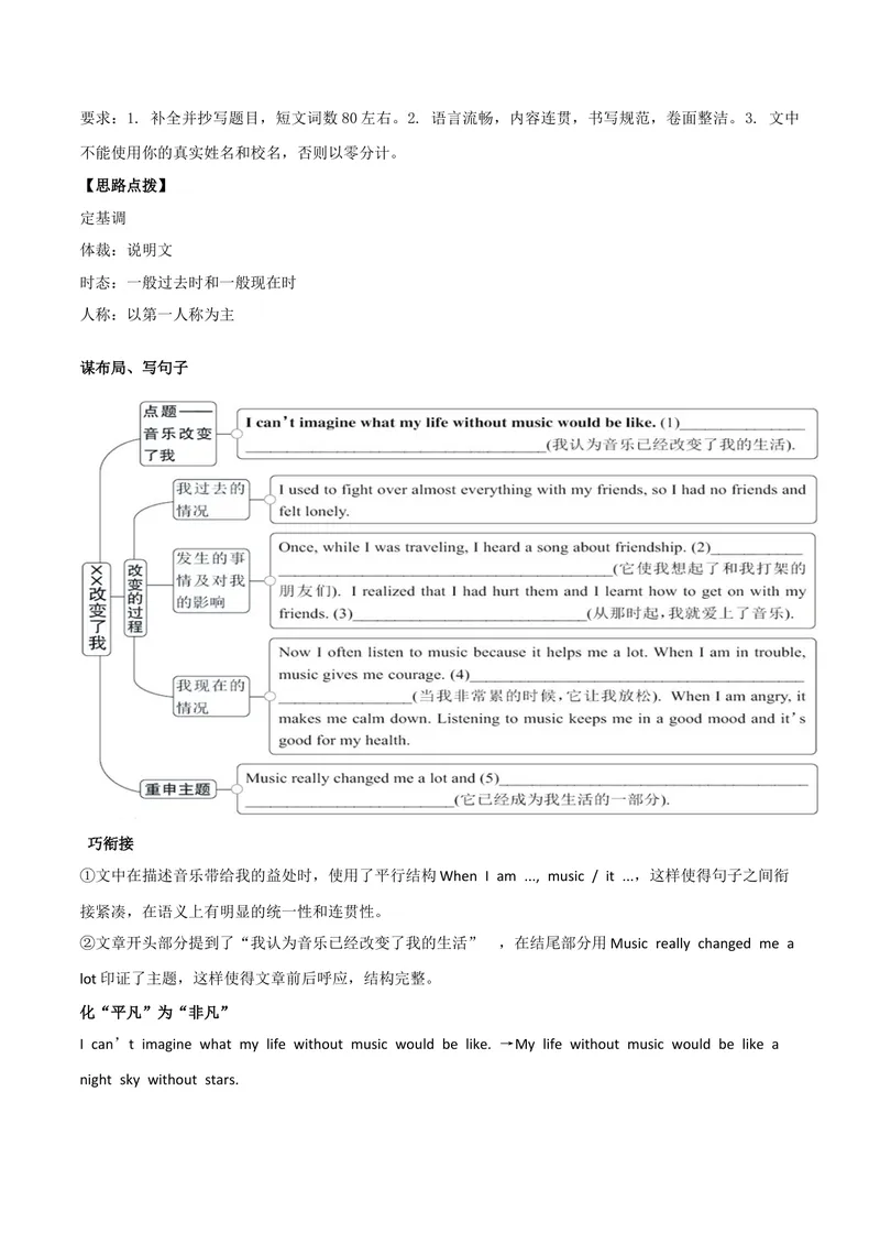 《专题9九全Unit9写作主题：音乐和电影--2021-2022学年九年级英语单元话题写作（人教版）_初中英语789_26秋最新人教版英语九年级上册_26秋人教九上_39、赠送其它资料_旧版资料_4.习题试卷》第4页预览